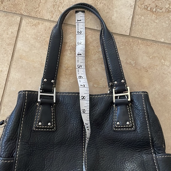 EUC Black Pebbled Leather Fossil 1954 Bag - Picture 12 of 12